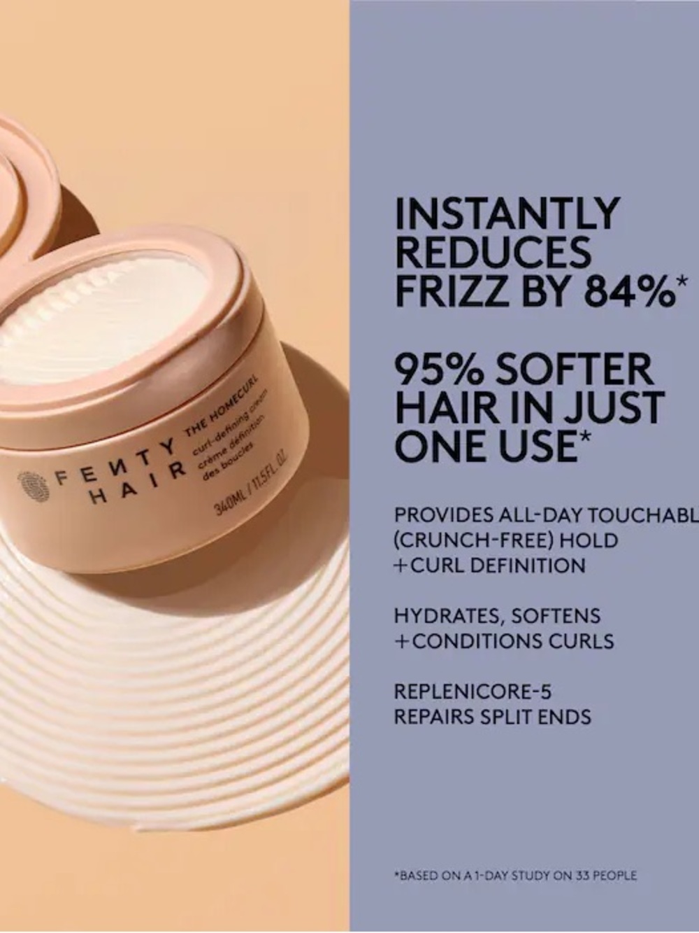 Fenty Hair The Homecurl Curl-Defining Styling Cream - 11.5 oz - NEW!! beauty - Picture 6 of 8